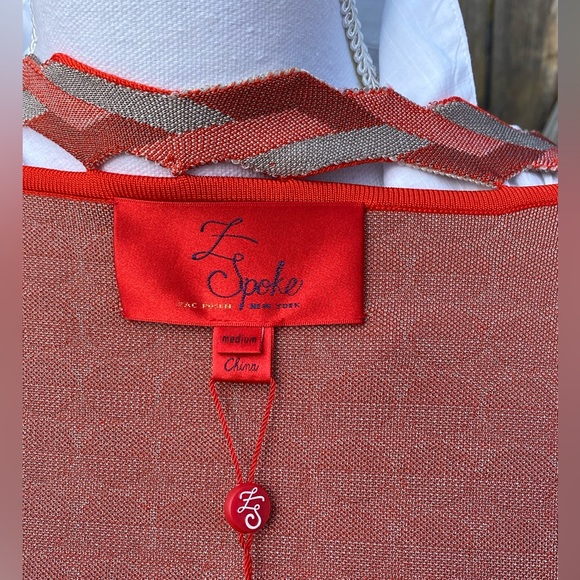 Zac Posen Z Spoke New York button front jacket with lattice detail perfect NWT - Picture 10 of 16